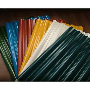 Color coated colorful roof steel tiles galvanized roofing corrugated steel metal zinc tile roof sheet