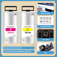 Cartouche d'encre pigmentée compatible Weprint T9731 T9732 T9733 T9734 pour imprimante EPSON WF-C869Ra WF-C869 WF-C869RD3TWFC WF-C860