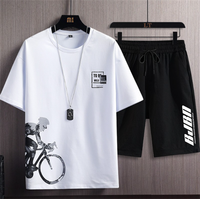 Ensembles Shorts Homme Personnalisés Chemise d'Été Homme et Short de Plage Manches Courtes Costume