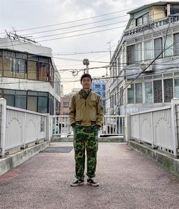 Brad Pitt Fury WW2 Tanker Khaki Printemps Coton Bomber Veste Légère Coton Pour <span class=keywords><strong>Homme</strong></span> - Product Image 6