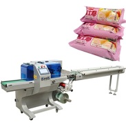 Haute qualité manuel Semi automatique oreiller flux rotatif stérile crêpe gaze médicale Bandage Pack Machine pour écouvillon Pad rouleau carré