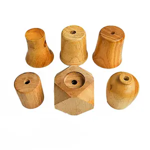 Retro holz lampe halter E27 E26 für DIY cord set lampe