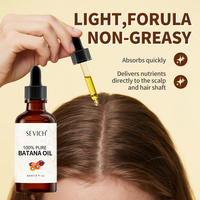 Venta al por mayor Batana aceite crudo de marca personalizada Botana aceite orgánico para el cabello restaura engrosamiento Batana aceite para el crecimiento del cabello masculino y femenino