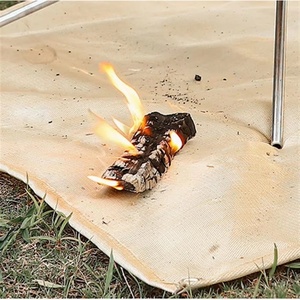 Alfombra Ignífuga para Exteriores, Aislante del Calor, 45x50cm, Manta de Fibra de Vidrio Retardante de Llama para Acampar, Picnic y Seguridad contra Incendios - Product Image 5