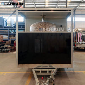 Remolque Comercial para Cocina de Pizza, Horno de Pizza a Leña, Camión de Comida Móvil para Helados y Dulces, Resistente a la Oxidación, con Sistema de Alimentación Integrado - Product Image 6