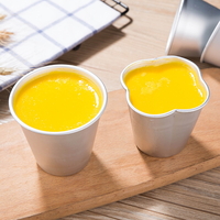 Moule à pudding en alliage d'aluminium réutilisable, moule à muffins antiadhésif, mini-gâteau, soufflé, tartelette pour la pâtisserie à domicile et les friandises de fête