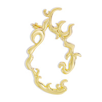 Boucles d'oreilles créatives en forme d'elfe, sans perçage, design irrégulier géométrique, clip d'oreille, accessoires de bijoux
