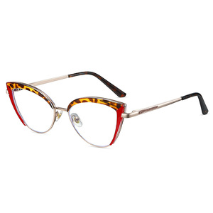 Montura de Gafas Cat Eye Tr90 con Protección Anti Luz Azul, Montura Completa para Mujer, Modelo 87281 - Product Image 2