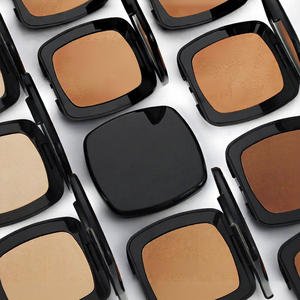 Poudre compacte mate foncée très vendue, logo personnalisé, contrôle du sébum, poudre pressée imperméable, maquillage couvrant, fond de teint - Product Image 4