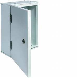 FL706L Personalizzabile con custodia Hagers in acciaio con porta liscia H400 W300 D160 - Product Image 1