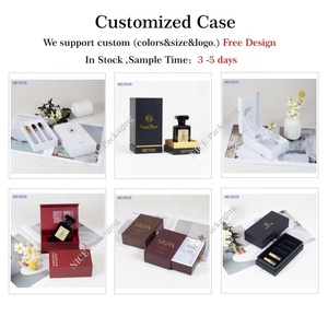 Tùy Chỉnh Thu Nhỏ Nước Hoa Mẫu Hộp Sang Trọng Cứng Nhắc Nắp Và Cơ Sở Các Tông Hộp Giấy Mini Nước Hoa Hộp Cho 2Ml 3Ml Chai - Product Image 5
