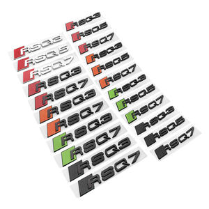 <span class=keywords><strong>3D</strong></span> ABS coche pegatina insignia emblema para Audi RS3 RS4 RS5 RS6 RS8 SQ S RS RSQ5 serie coche estilo <span class=keywords><strong>Logo</strong></span> <span class=keywords><strong>Auto</strong></span> accesorios modificados - Product Image 2