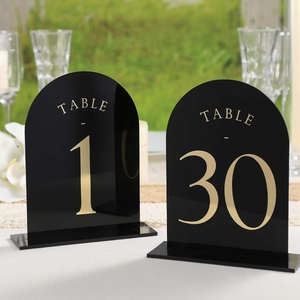 Numeri in Acrilico Personalizzati per Tavoli, Segnaposto Trasparenti con <span class=keywords><strong>Base</strong></span> per Matrimoni, Hotel, Accessori per Feste e Decorazioni - Product Image 5