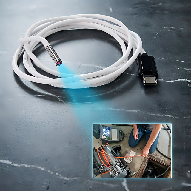 3.9mm Diameter 0.3MP VGA Sensor USB All-in-one Industrial Endoscope Camera Module
