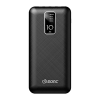 Batterie externe portable intelligente professionnelle de type C 10000 mAh avec câbles intégrés
