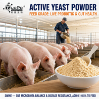 Poudre de levure active de qualité alimentaire, probiotique vivant pour améliorer l'environnement intestinal des porcs, de la volaille et des ruminants