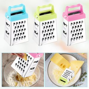 Gadget de cuisine multifonctionnel Epluche-légumes en acier inoxydable Mini <span class=keywords><strong>râpe</strong></span> à fromage à 4 côtés - Product Image 4
