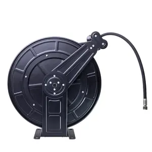 Hot sale high pressure retractable garden hose reel metal air water hose reel industrial hose reel