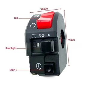 Accessoires pour motos, interrupteur de moto, interrupteur de guidon 300c/600c, variateur de phare, clignotant et interrupteur d'avertissement - Product Image 6