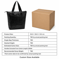 Sac fourre-tout Tyvek réutilisable, imperméable, écologique et recyclable, avec impression de logo personnalisé, haute qualité, prix usine de gros, longueur manche