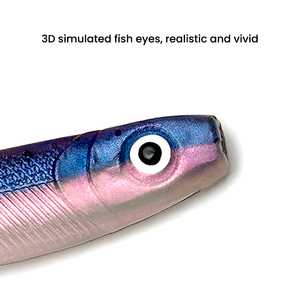 Señuelo de Pesca en el Mar, Señuelo Suave con Cola en Forma de T, 6.5cm 2g, Señuelo Suave de Plástico, Swimbait, Cebo Artificial - Product Image 5