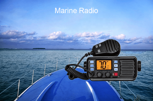 Radio marine VHF IP-67 étanche et anti-poussière, émetteur radio FM, récepteur GPS externe, radio amateur pour bateau - Product Image 2