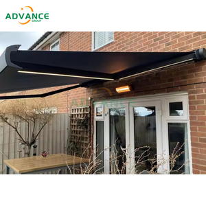 Auvent rétractable innovant de style cassette avec rideaux abattants et <span class=keywords><strong>moustiquaire</strong></span> pour <span class=keywords><strong>véranda</strong></span>, porche et salon extérieur - Product Image 6