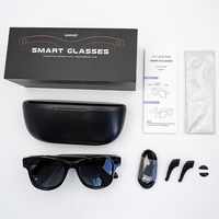 Lunettes de soleil sportives SANVNET GS5 MAX 2026 avec caméra 8MP, étui de chargement, appels Bluetooth et traduction IA – Stock US