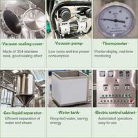 Machine de raffinage automatique d'huile de coco, de palmiste et d'olive, haute efficacité, en acier inoxydable, capacité de 1000 kg/h