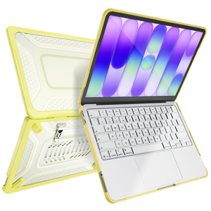 <span class=keywords><strong>Funda</strong></span> Protectora 2 en 1 a Prueba de Golpes para MacBook Neo de <span class=keywords><strong>13</strong></span> <span class=keywords><strong>Pulgadas</strong></span>, Carcasa Rígida Transparente con Borde Suave, Modelo A3404, Antihuellas - Product Image 2