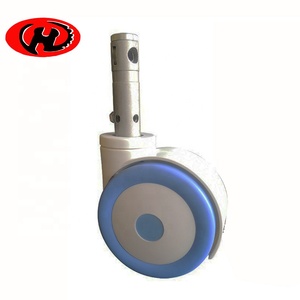 6 Zoll <span class=keywords><strong>5</strong></span> Zoll Zentral schloss Sockel medizinisches Krankenhaus bett Zentral verriegelung Lenkräder - Product Image 6