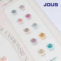 JOUS Nouveau vernis à ongles fluorescent nacré 150 couleurs, vernis à ongles gel mat/brillant UV/LED pour usage professionnel en salon