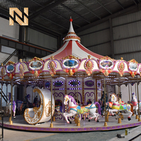 Carrousel de luxe Nova Rides à 36 places, attraction familiale pour parc d'attractions CTD-36-CITY, manège, prix