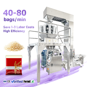 Máquina Automática de Pesaje y Empaquetado Multicabezal para Bolsas de Azúcar, Arroz, Granos de Café, Semillas, Aperitivos - Product Image 1