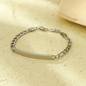 Braccialetto Personalizzato con Nome Inciso per Coppie, in Acciaio Inossidabile, Regalo per Uomini e Donne, 16-22cm - Product Image 2