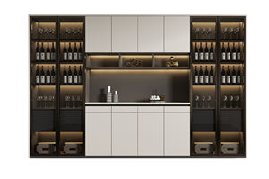 Armoire à ustensiles et à vin de salon moderne de qualité exceptionnelle, design gratuit, élégante, directement de l'usine - Product Image 4