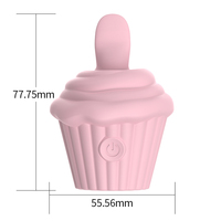Lecken Vibrator weiblich G-Punkt Klitoris Stimulation Saugen Massage für Frauen Eiscreme geformte Zunge Vibrator