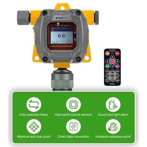 Karbon disülfür gazı sızıntısı izleme için endüstriyel çoklu gaz analizörü kablosuz sabit Cs2 dedektörü - Product Image 4