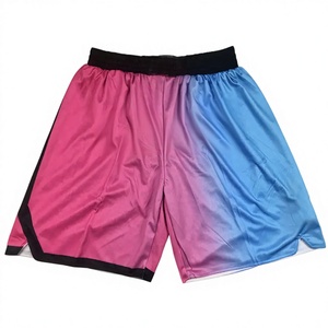 Shorts de basket-ball pour hommes, 30 équipes américaines, respirants, 100% polyester, brodés, avec poche, tricotés, pour l'été – Vente chaude - Product Image 1
