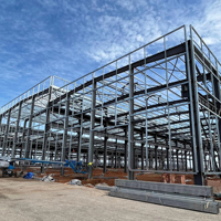 Cobertizo de estructura de acero para taller de acero prefabricado estructural de acero personalizado prefabricado OEM