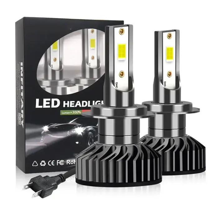 H3 H11 H1 H4 H7 H13 9006 9007 12v Head Lamp High Low Beam Fog Light 8000k led headlights f2 csp led headlight