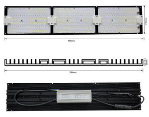 Ekonomik 320W bitki yetiştirme lambaları kurulu Samsung lm301h Evo + Epistar derin kırmızı 660nm + uv ir ayrı ayrı kontrol led ışık büyümek - Product Image 3