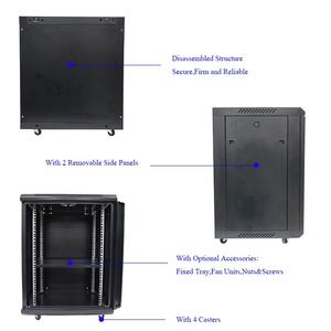 <span class=keywords><strong>19</strong></span> pouces 6U 9U 12U 15U petite armoire murale 12u armoire murale rack armoire réseau - Product Image 4