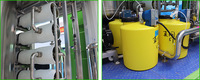 Traitement des eaux usées conteneurisées 40ft usine eau de mer saumâtre osmose inverse machines de filtration de l'eau