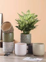 Vente en gros Vase en porcelaine chinoise de style nordique Vase à fleurs de table en céramique Article décoratif pour la maison