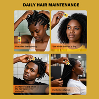 Afrika 40ml minyak penumbuh rambut pabrik grosir alami memperbaiki rambut perawatan minyak Serum untuk WANITA HITAM