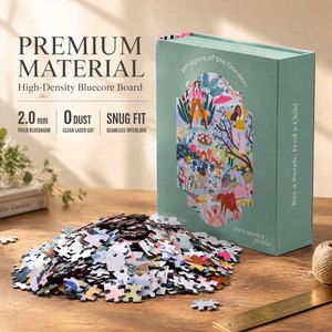 <span class=keywords><strong>Puzzle</strong></span> Personalizzato all'Ingrosso dalla Fabbrica, Popolare <span class=keywords><strong>Puzzle</strong></span> Irregolare da 500 <span class=keywords><strong>Pezzi</strong></span> con Dipinto Artistico dell'Universo, Ideale come Regalo - Product Image 2