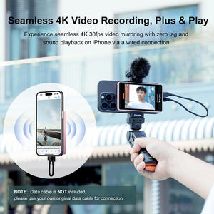 หน้าจอเซลฟี่ Vlog ระบบแม่เหล็ก <span class=keywords><strong>Kingma</strong></span> PH02อุปกรณ์เสริมสำหรับถ่ายภาพวิดีโอและเสียงรองรับ iPhone - Product Image 3