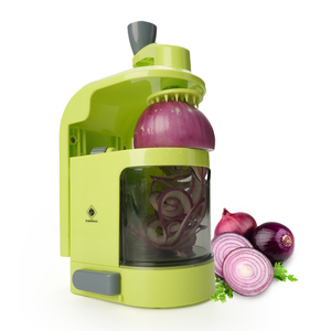 Affettatrice Verticale 4 in 1 per Verdure e Pasta - Taglierina a Nastro Arricciato - Spiralizzatore per Verdure - Affettatrice a Spirale Regolabile - Plastica Ecologica - Product Image 1