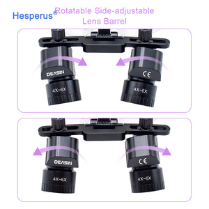 New Ergonomic Dental Loupes Adjustable 4x-6x Ergo Magnifier <strong>Binocular</strong> Loupe With 5W Light Wireless Electric Power Source With CE - Product Image 3